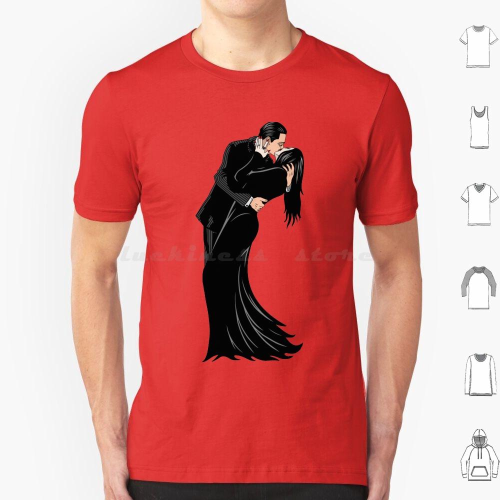 Cara Mia T Shirt Cotton Men Women DIY Print Romance Love Kiss Gothic Emo Addams Gomez Morticia Horror Halloween Scary Cara Mia