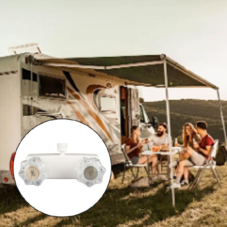 Shower Faucet Double  Handle Designs Travel Trailer Shower Faucet Quick Fixing Upgrades for Reliable Water Flow Control