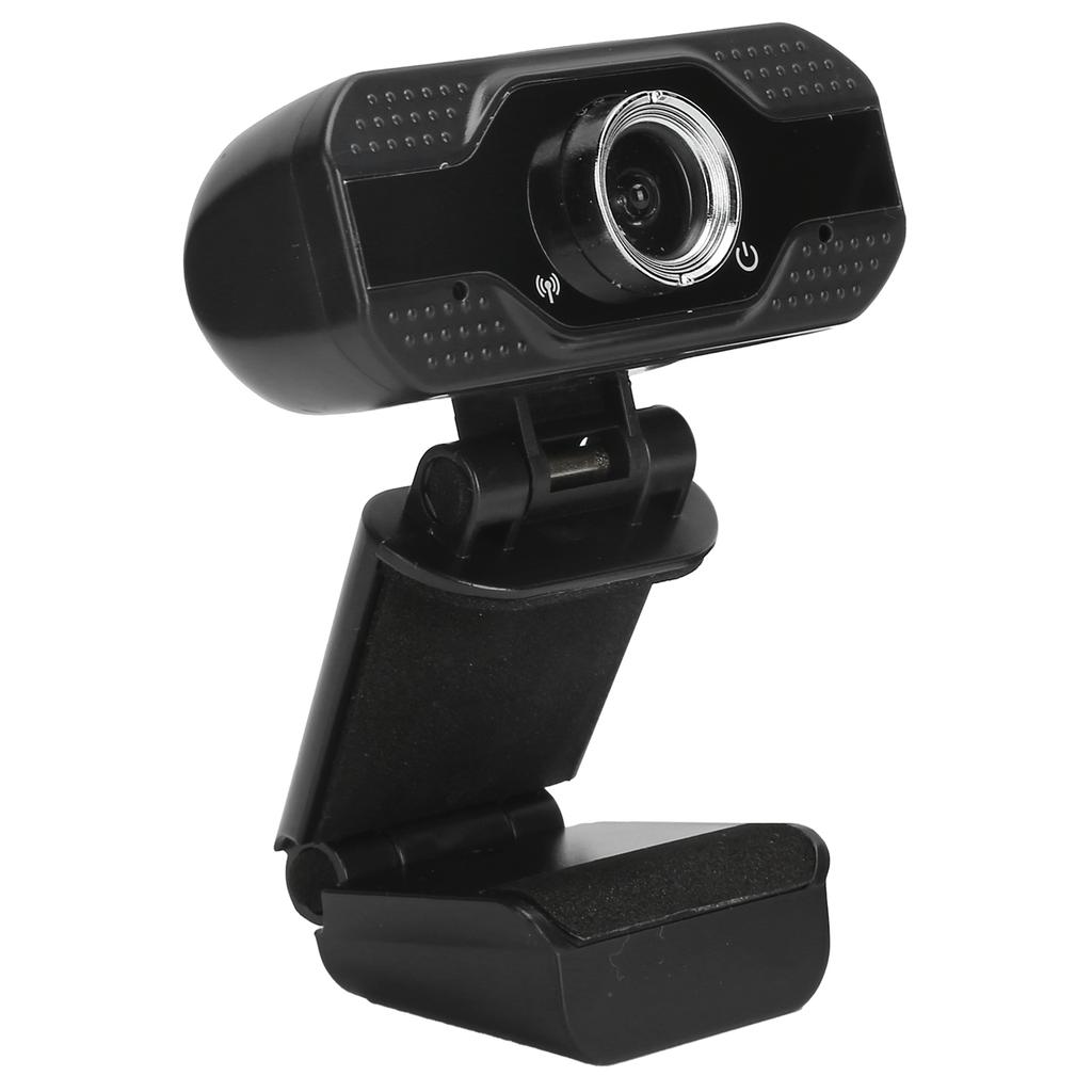 1080P Web Camera Full HD USB Webcam with Noise Cancelling Microphone MultiFunction Base