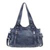 Denim-Tasche für Damen2026Neue trendige lässige Umhängetasche, geräumige Tragetasche, geeignet für die Uni und den Weg zur Arbeit, Crossbody-Ta