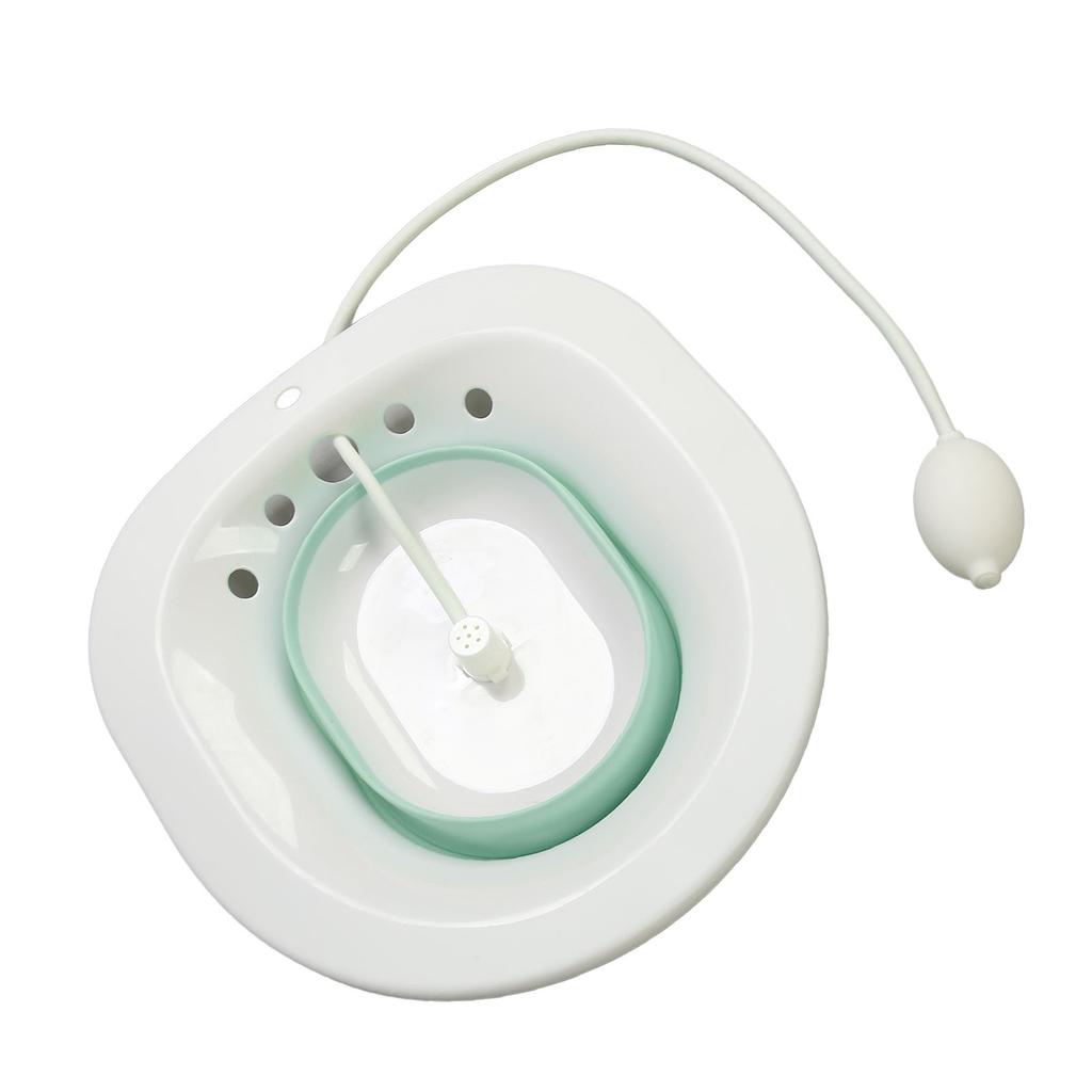 Sitz Bath Folding Multifunctional PP Silicone Toilet Seat Sitz Bath for Hemorrhoid Postpartum Care