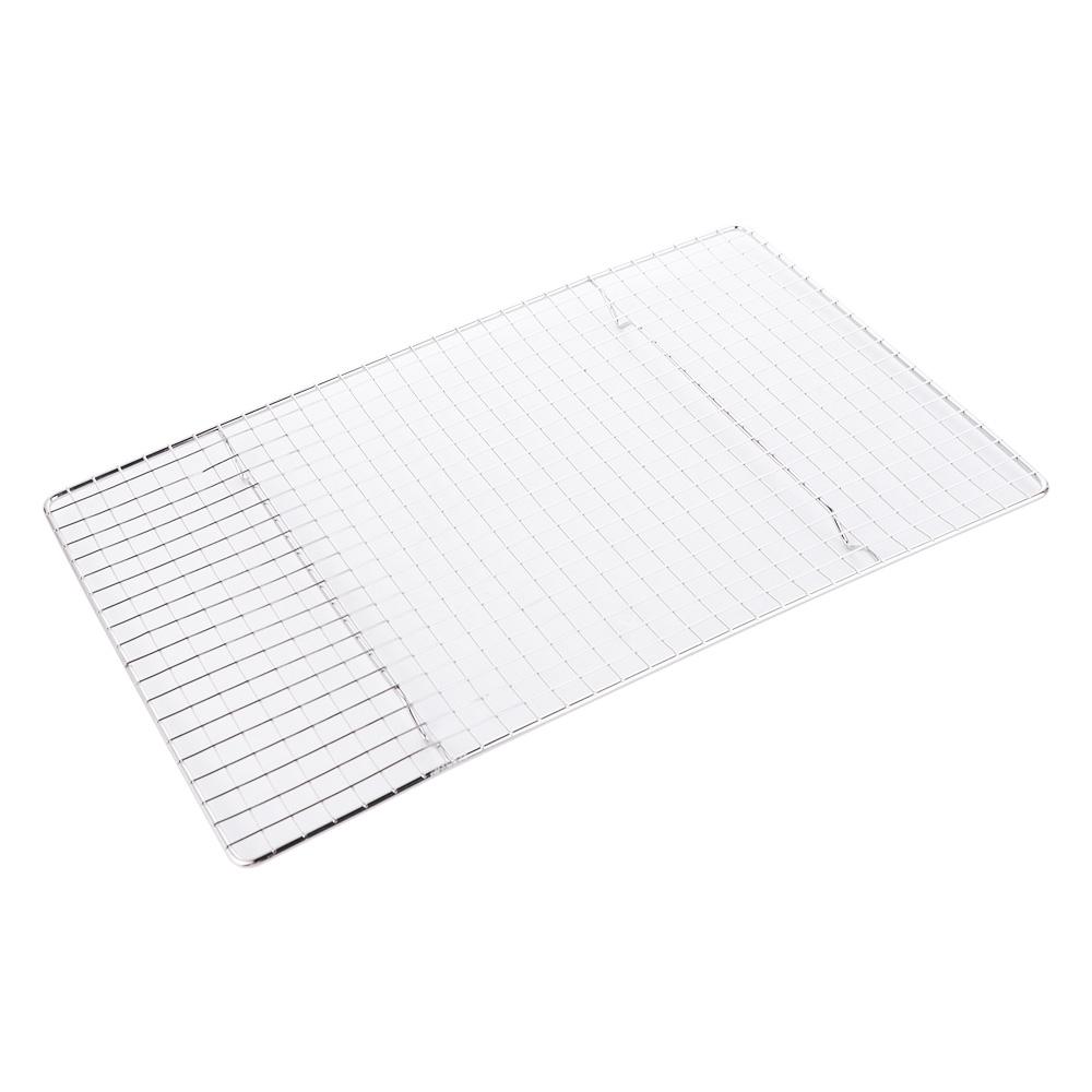 Cookie Drying Rack Grid Mesh Baking Cooling Rack Nonstick Rectangular Barbecue Holder Shelf Wear-resistant Oil Drain Rack Cake