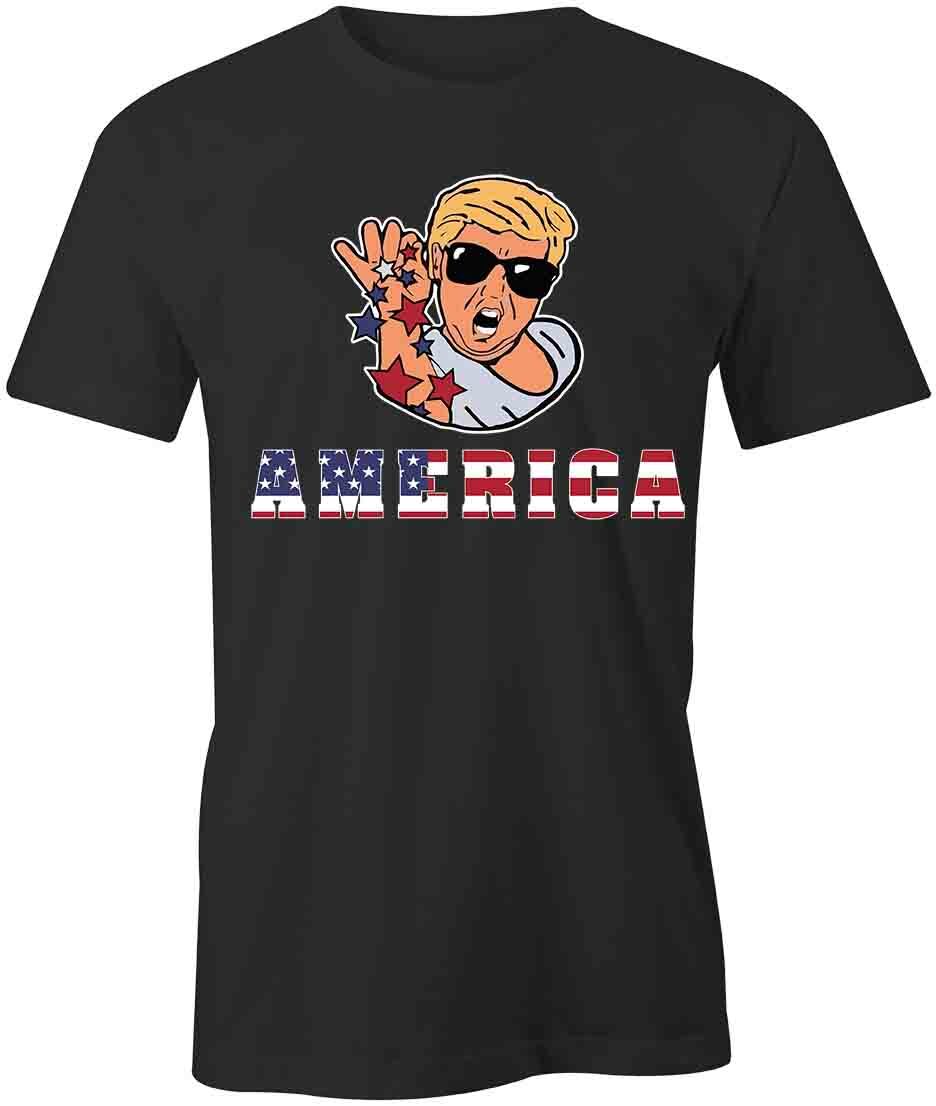 TRUMP AMERICA TShirt Tee Short-Sleeved Cotton CLOTHING TRUMP S1BCA302 XXXL