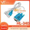 HL-340 USB ל-RS232 כבל טורי 9 פינים, תואם Win7 64 ביט