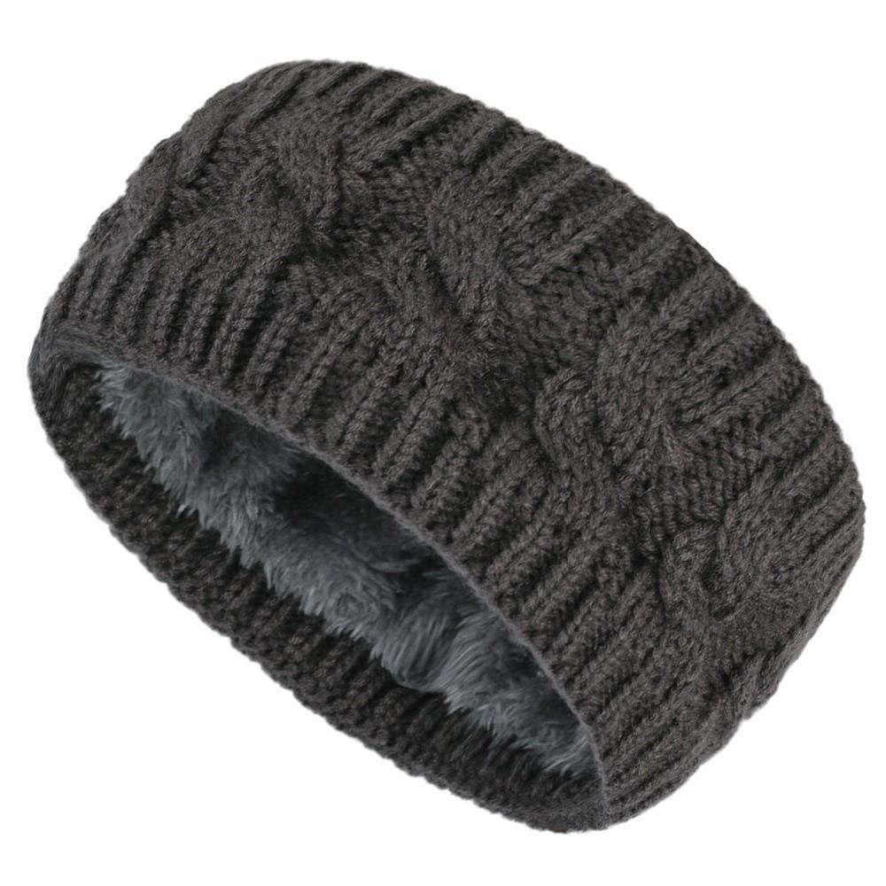 Thickned Ear Protection Headband Wide Hairband Fashion Knitted Headband Winter