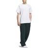 adidas Originals Logo Print Elastic Waist Straight-Leg Knit Track Pants Unisex Bottoms Dark-Green IN1005