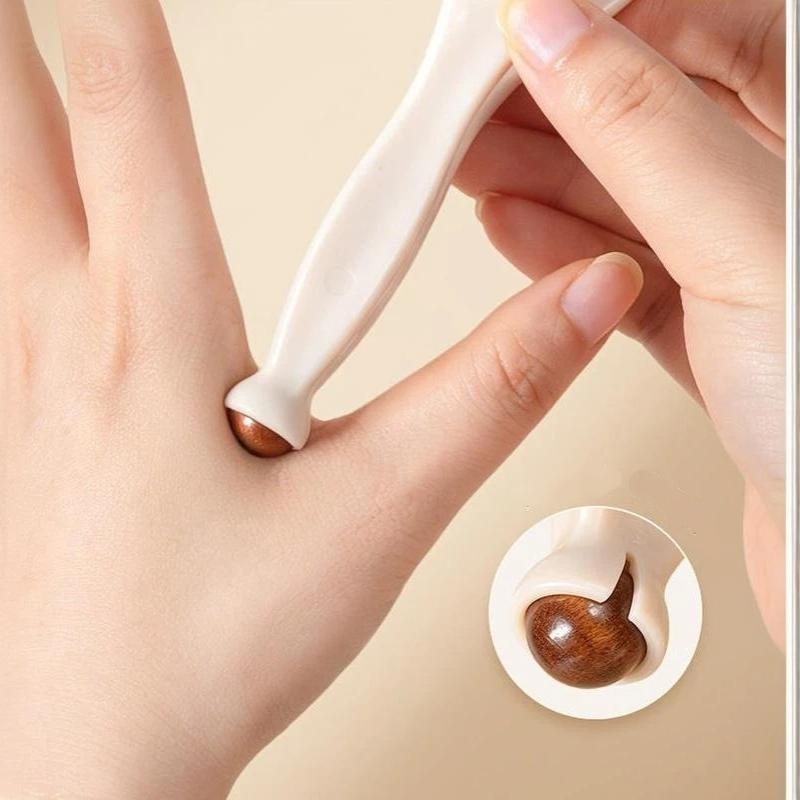 1Pcs Hardwood Massage Roller Tool For Hand Discomfort Stress Relief Tools Finger Massager For Carpal Tunnel Syndrome