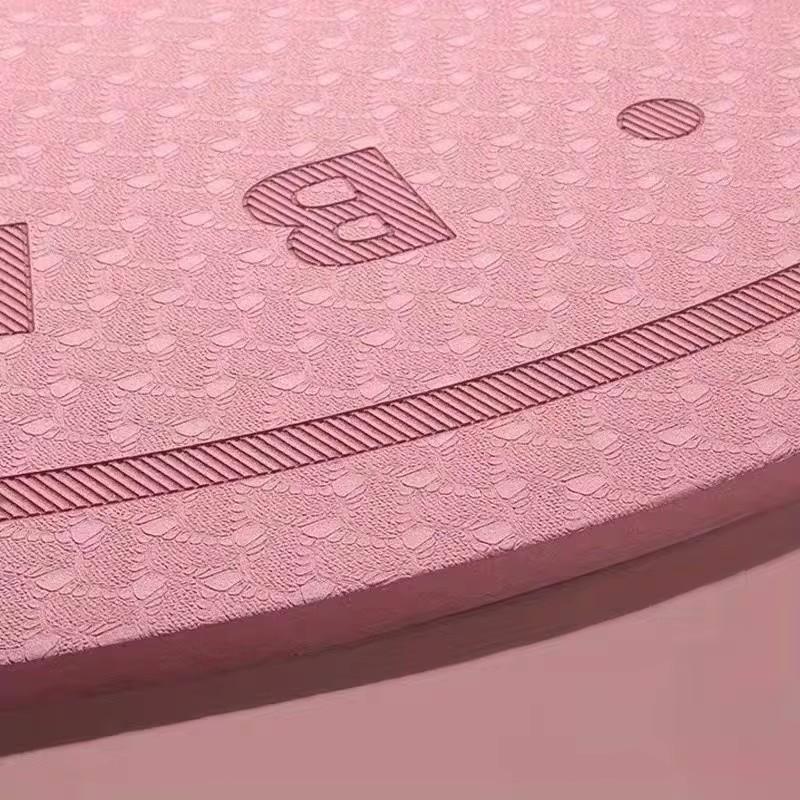 1pc (2.36in/3.15in) ThicknessTPE Jump Rope Mat, Durable Non-Slip Fitness Exercise Ma Suitable Fitness Training, Body Workout