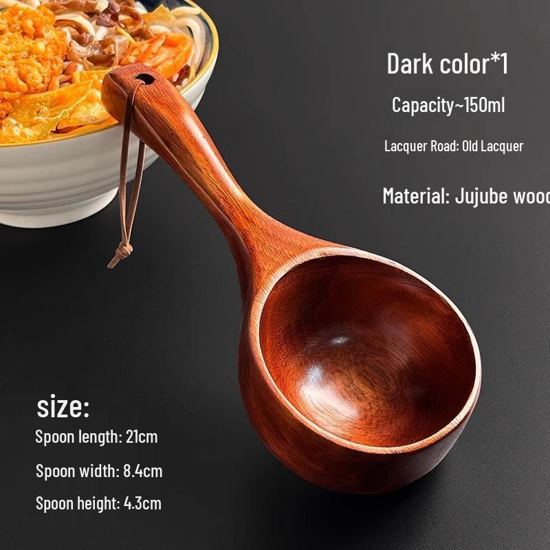 

Ексклюзив: Японська дерев яна ложка для мукбангу з рисовою локшиною з равликів