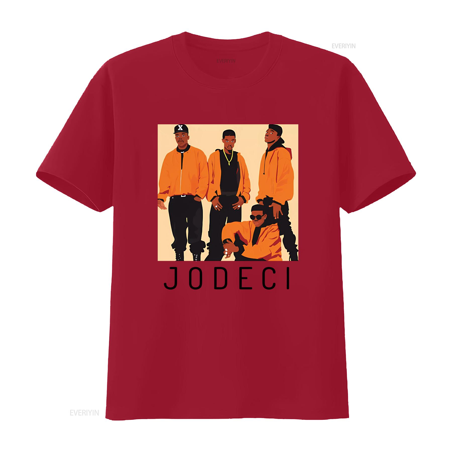 

Jodeci T Shirt 90s R B Jersey vintage Washed Versatile fashion streetwear designer clothes Top For Everyday Wear Stretched S