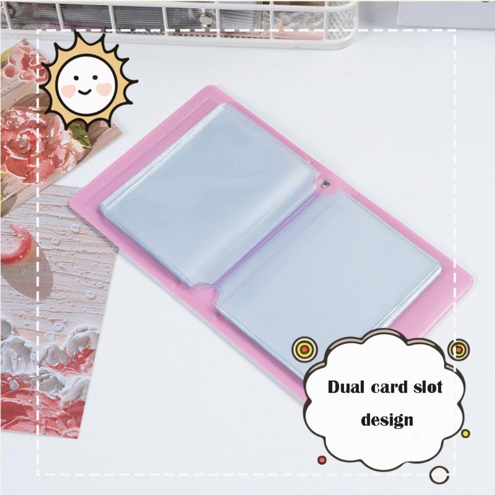 3 Inch Photo Album PVC Photocard Holder Cute Idols Cards Collect Book