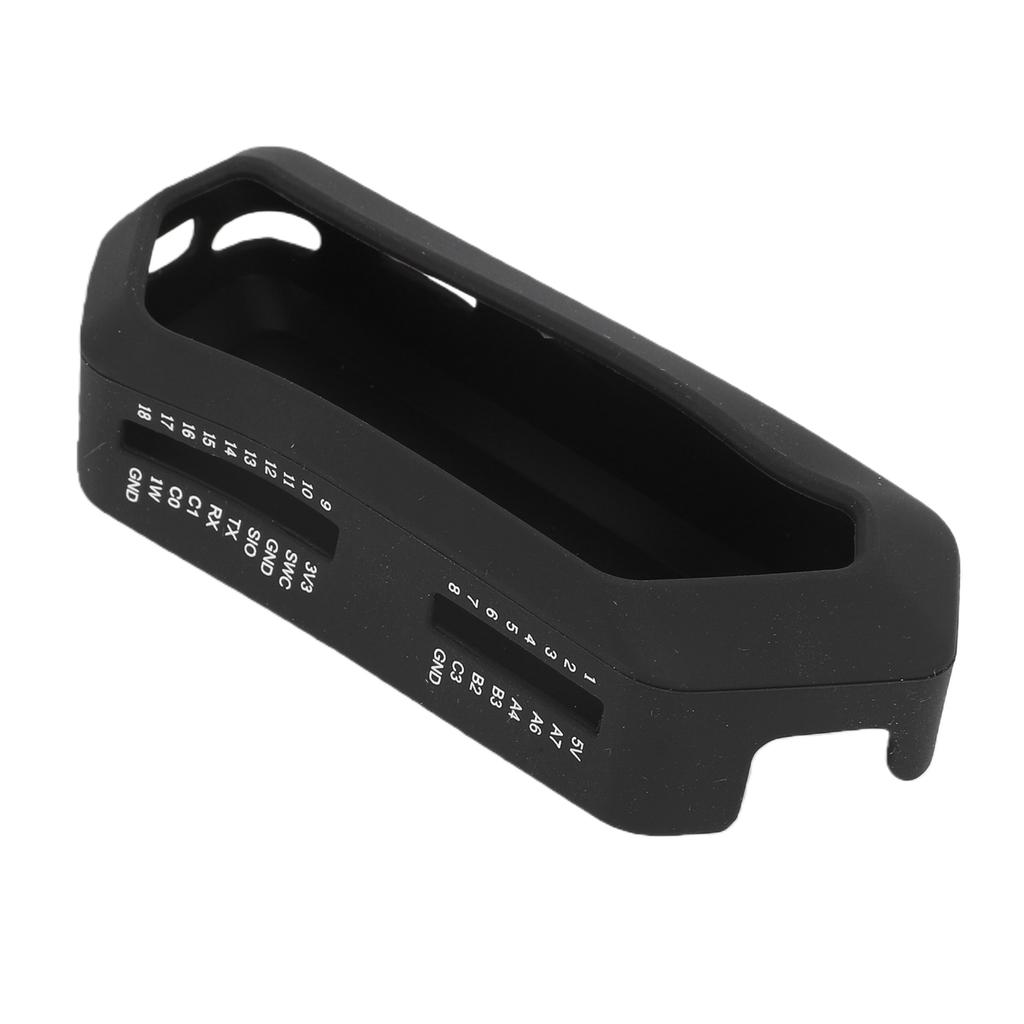 Silicone Case Fit for Flipper Zero Device Dust Proof Shockproof Soft Protective Cover Black