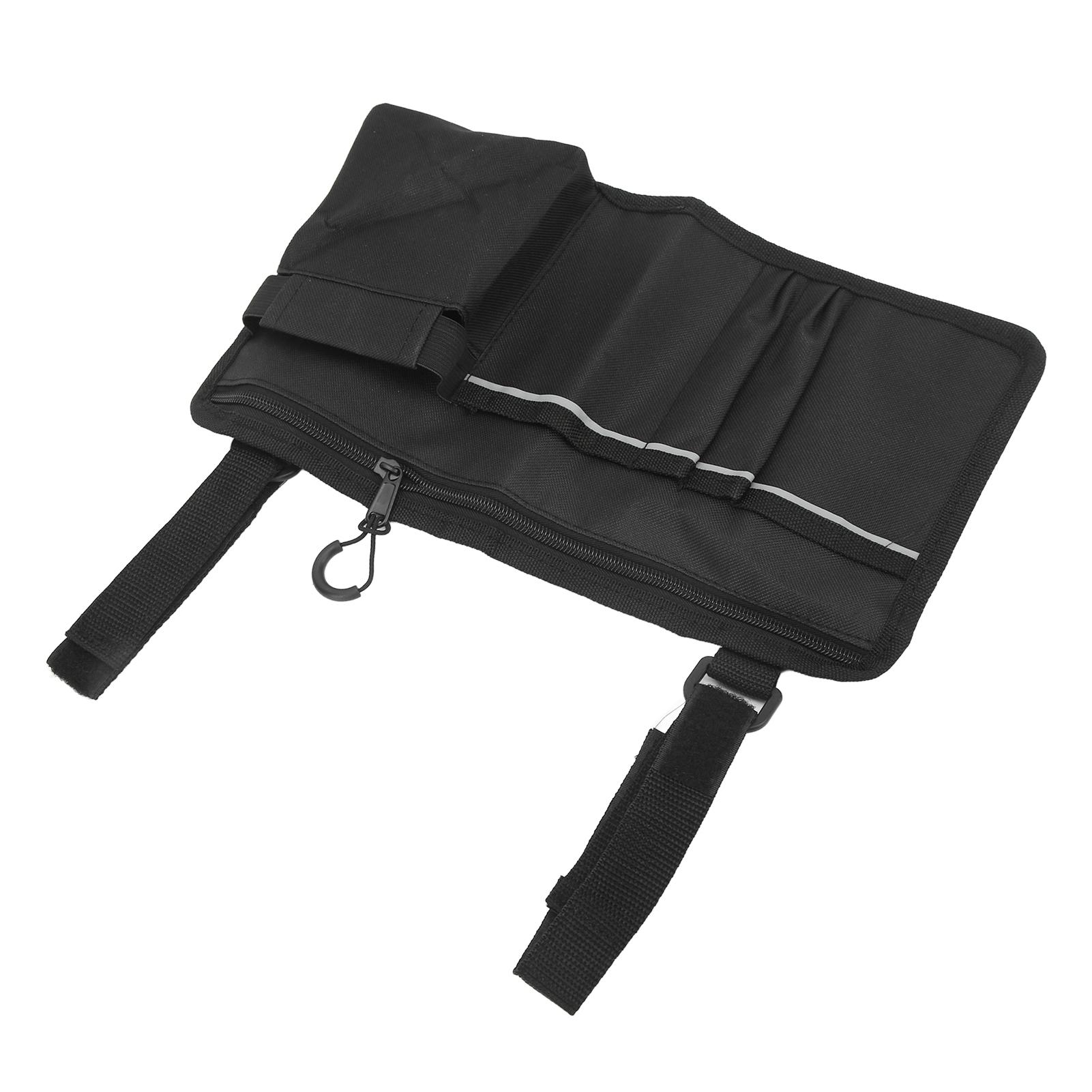 

Сумка-органайзер для хранения сбоку инвалидной коляски Водонепроницаемый многокарманный чехол на подлокотник со светоотражающей полосой Ткань Оксфорд для ходунков, роллаторов, инвалидных колясок