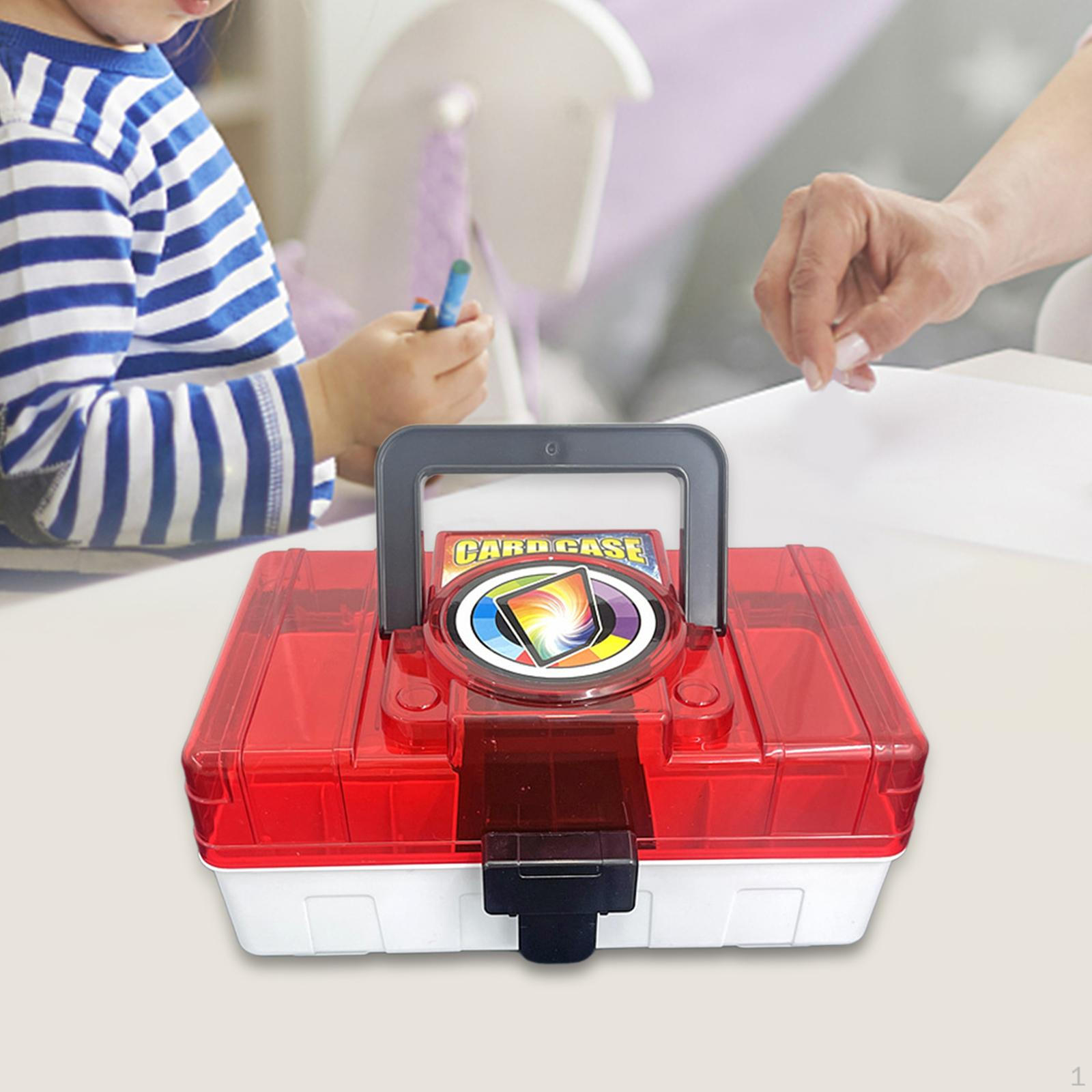 Держатель для хранения карточек-органайзера коллекционная корзина для вечеринок Clear Red 1980₽