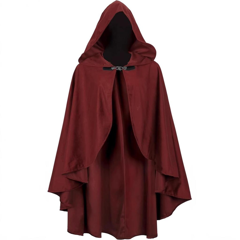 Medieval Halloween Retro Hooded Cape
