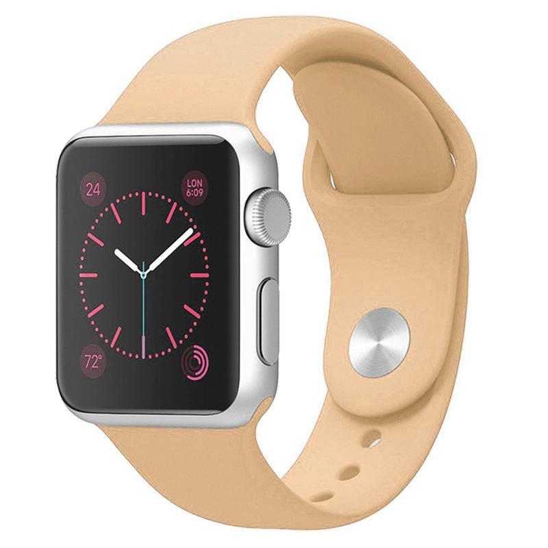 Apple Silicone Strap for Apple Watch Series 1-9/SE, Classic Sports Band