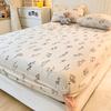 Small Fresh Floral Pattern,100% Cotton,Fitted Sheet With Deep Pocket 160x200,No Pillowcase,Soft Breathable,133x72 Fabric