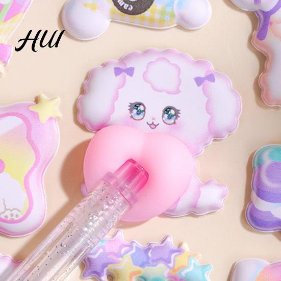 Cute Animal Butt Stickers 3D Squishy Cartoon Puppy Cat Images Puffy for Scrapbooking DIY Projects Notebook Phone Case Decoration