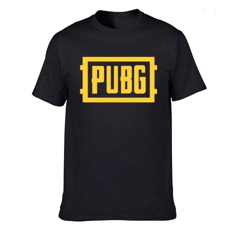 Trička Krátký Rukáv Kulatý Výstřih Nové Tričko pro Muže Fanoušci Her Dárek Přítel Dárek Tištěné Bavlna PUBG Bavlna Volné TRIČKA Topy