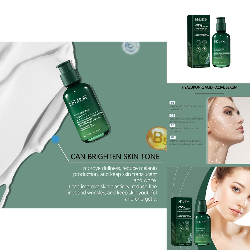 Eelhoe Moisturizing Essence For Radiant Skin Hydrating Nourishing Anti-aging Formula 80ml