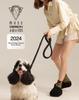 Maogoublue Marshmallow Lead CLASSIC Dog dog dog training dog shoulder shoulder frees up both long total length supports up to soft prevents for for