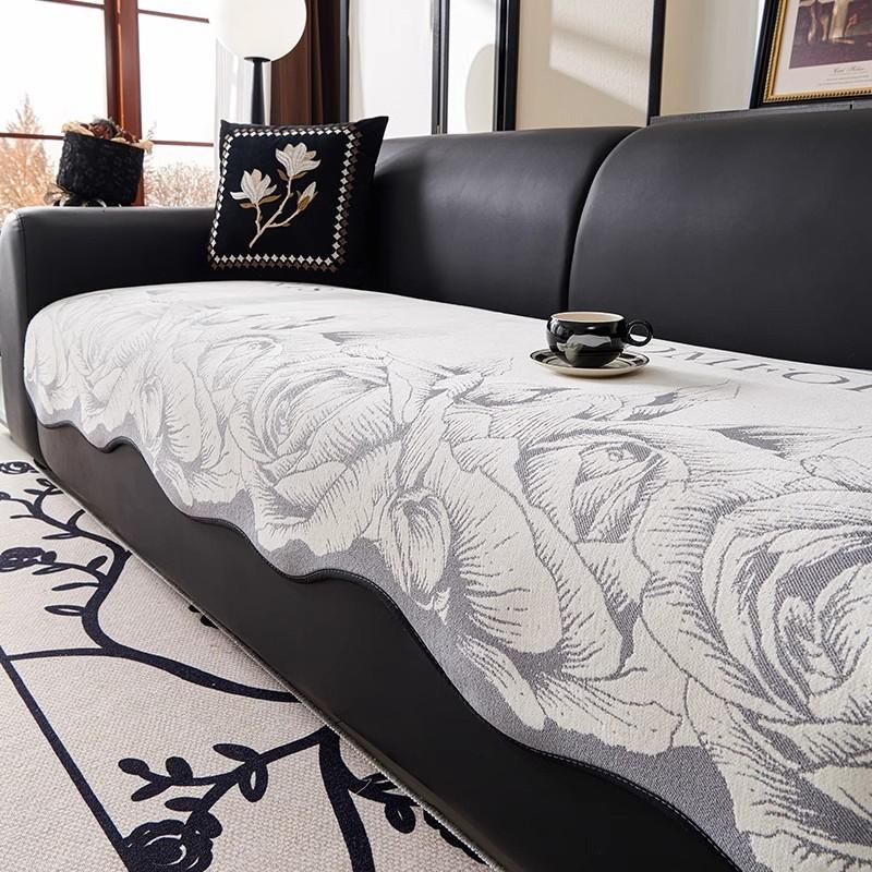 

Special-Shaped Sofa Cushion Universal In All Seasons New Sofa Seat Cushion Non-Slip Straight Row Light Luxury High-End Cover Cloth Towel 70*70cm