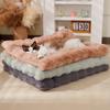 Luxury Plush Pet Bed for Dogs & Cats - All-Season Comfort, Machine Washable Rectangular Mat In Multiple Colors, Soft Support