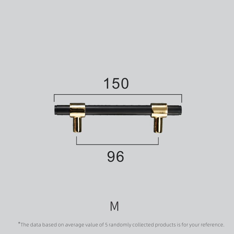 Dooroom Brass Furniture Handles Black Gold Light Luxury Modern Nordic Drawer Wardrobe Dresser Long Cabinet Knobs Pulls