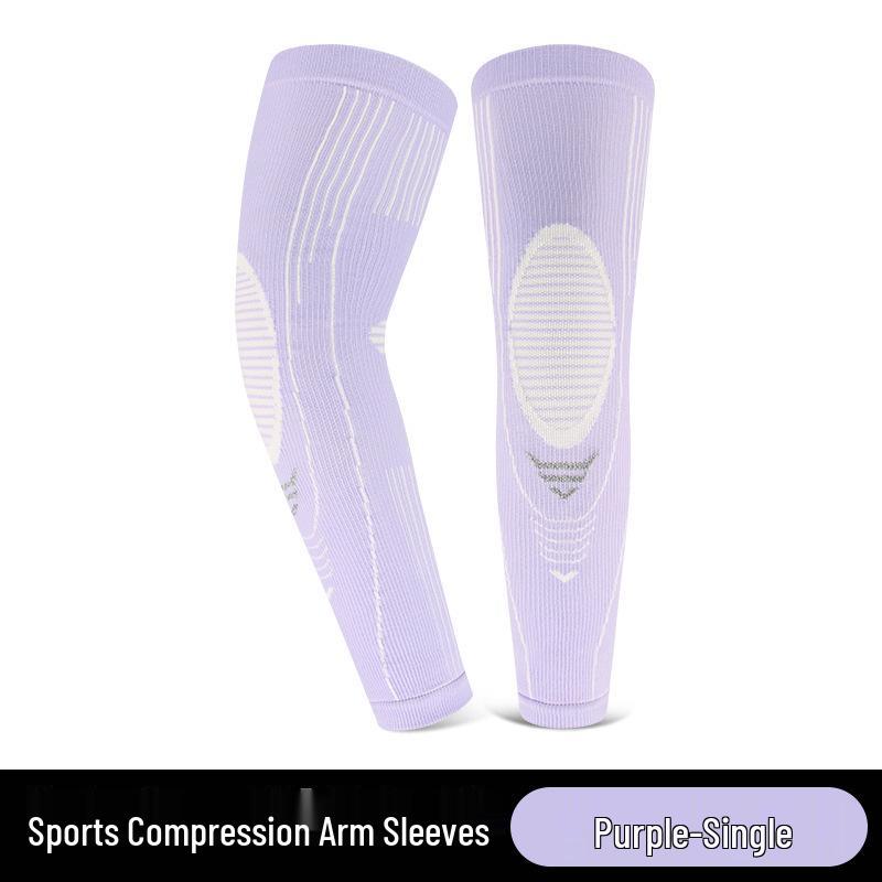 Pressurized Sports Arm Sleeves: Breathable Elbow Pads Protection for Cycling