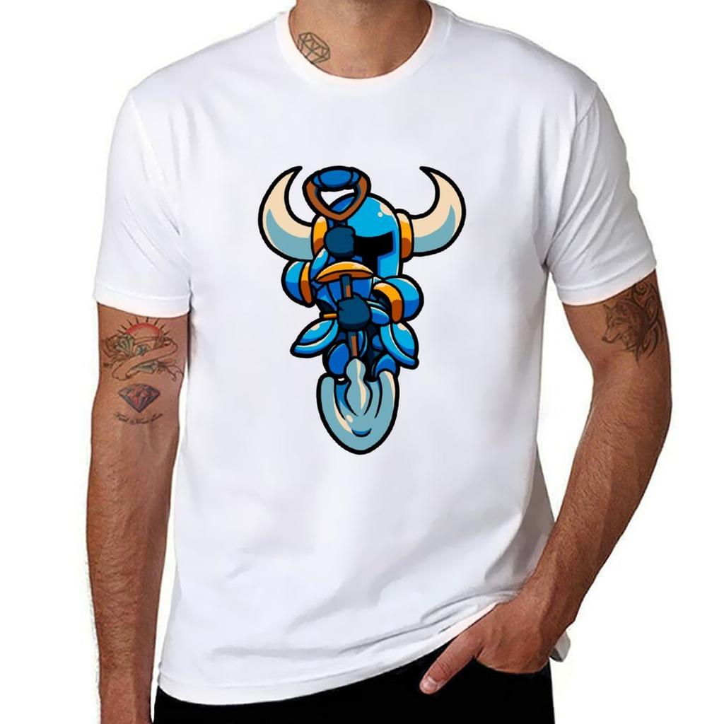 Shovel Knight Shovel Drop TShirt Retro Style Print Casual Top