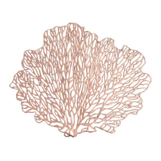 Tovaglietta da tavolo resistente al calore Tovaglietta da cucina Elegante tovaglietta da pranzo a forma di corallo per la decorazione della casa