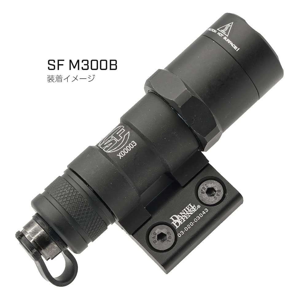 Daniel Defense Replica Weapon Light Mount for M300, M600, and MODLITE Cloud Defensive Handguards (Black)