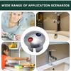 20pcs Faucet Handle Hot Cold Water Sign Red Blue Label Decoration Cover Hot Cold Faucet Indicator Faucets Replacement Part