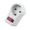 16A Power Adapter Conversion Socket Daily Carry Compact Size Easy Control Switch Overheating Protection For EU Electronics