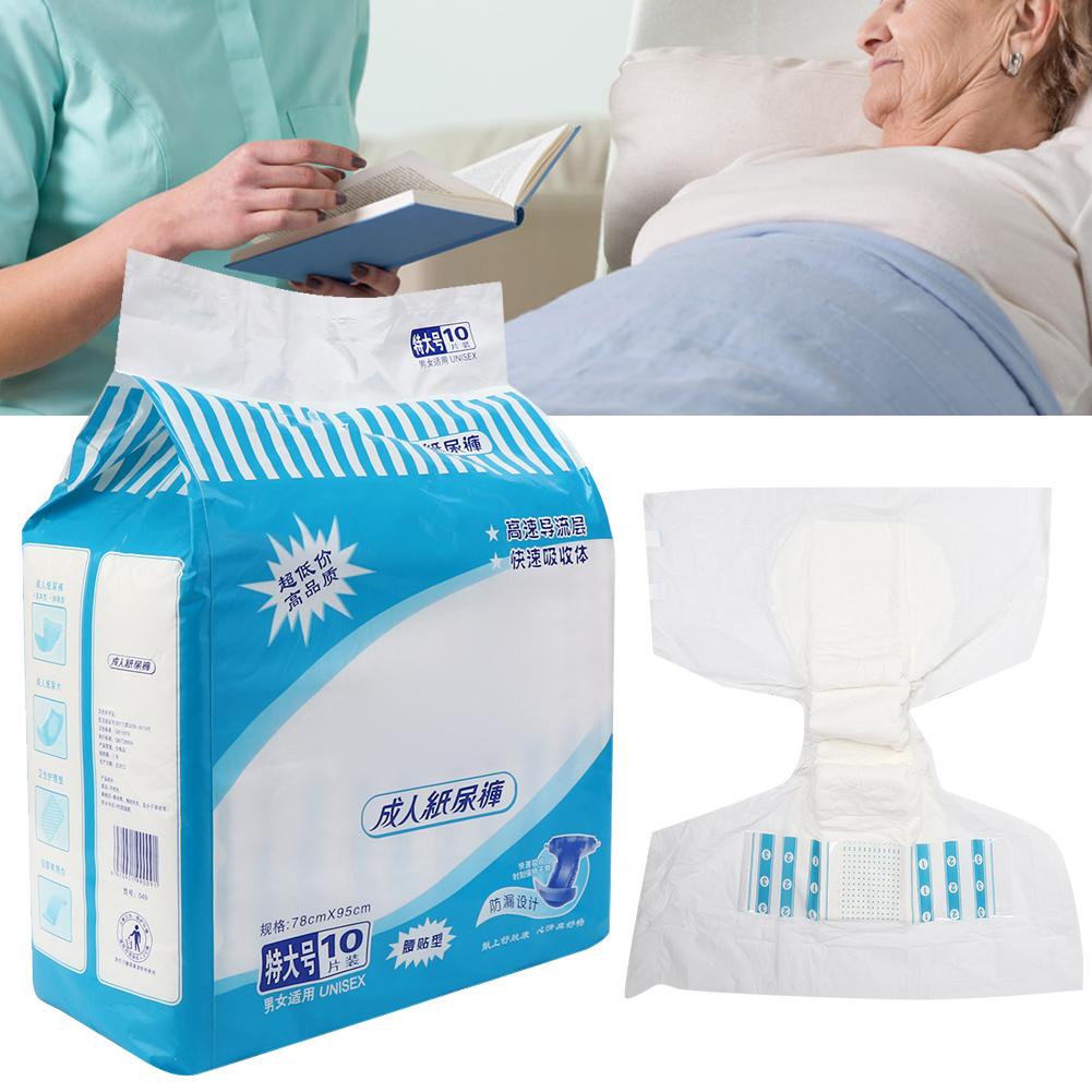 XL Size Adult Diapers Nursing Urine Mat Breathable Fast Water Absorption Universal for Men Women