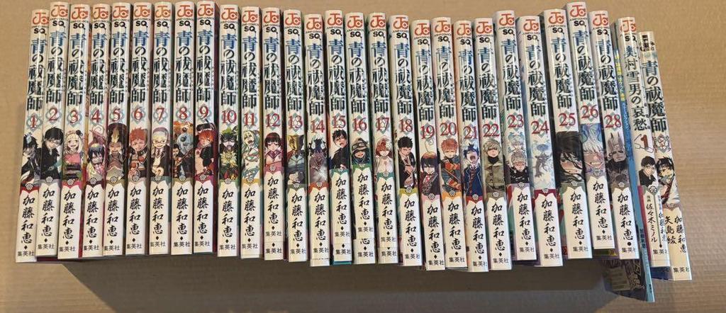 [USED] Manga Blue Exorcist Volumes 1-28 + 2 spin-off works + pocket art book