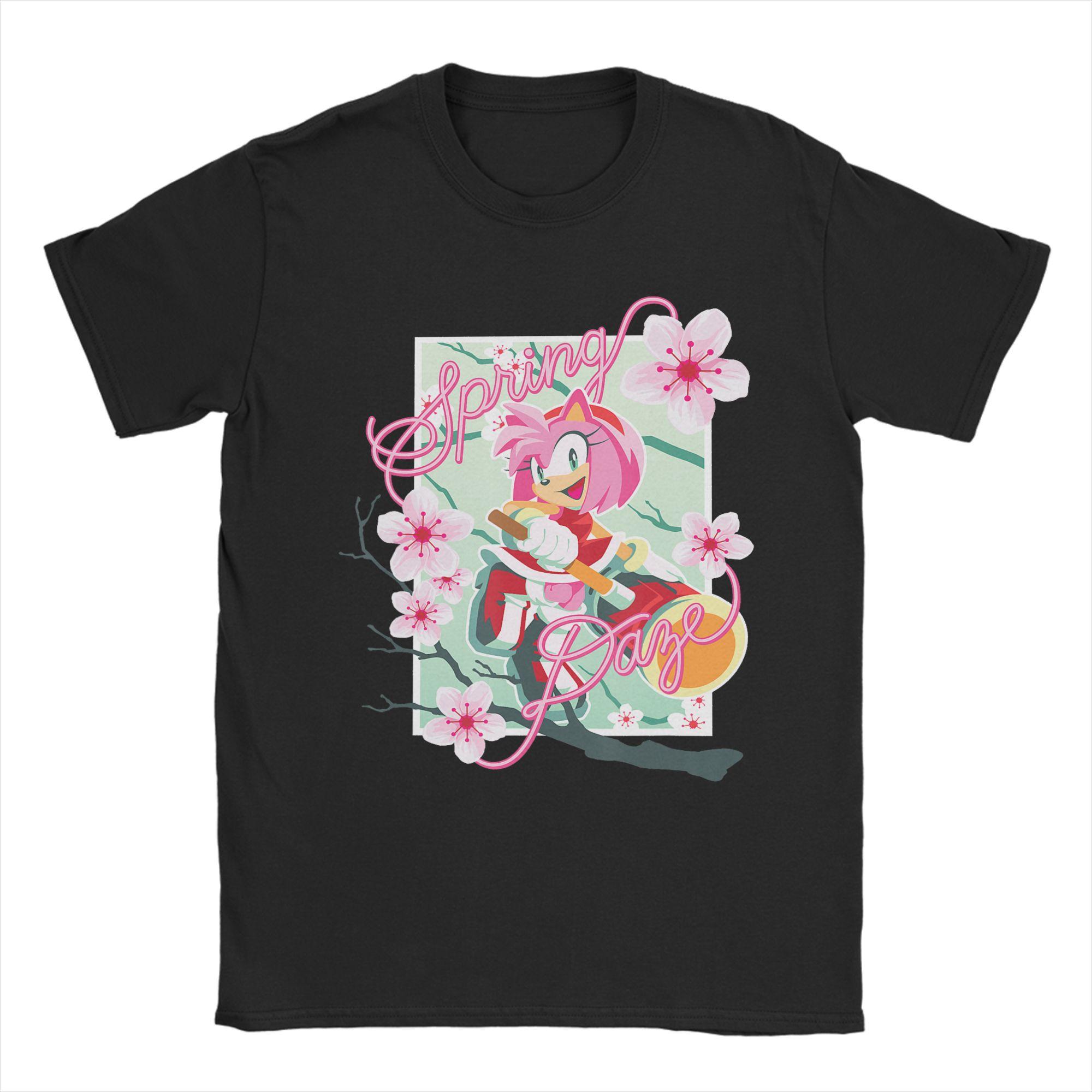 Unisexs TShirts Sweet Chao Valentines Day Hedgehogs Cartoon Leisure Cotton Tee Shirt Short Sleeve T Shirt O Neck Clothing S