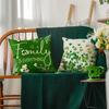 Set of 4 St. Patrick'S Day Decorative Pillow Covers Featuring Clovers And Hearts, Measuring 18 X 18 Inches