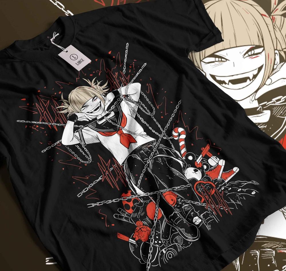 

Himiko Toga T-Shirt My Hero Academia Izuku Midoriya Girl Kawaii Shirt Gift 121 S