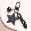 Akrylowy brelok z brokatowymi gwiazdkami, dzwoneczek, zawieszka do plecaka dla dziewczyn, dodatek do etui na słuchawki, kreatywne prezenty dla przyjaciół