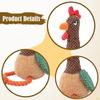 Squeaky Chewable Dog Toy, Sturdy And Bite-resistant, Interactive Fun, for . Chicken.