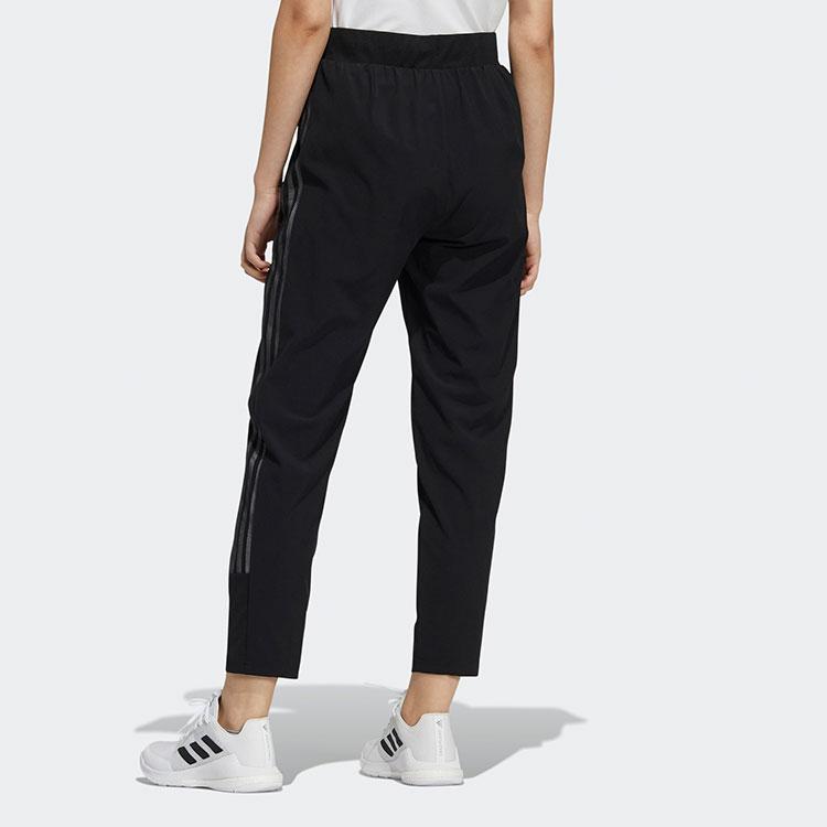 Adidas Logo Print Sweatpants Women Bottoms Black H09725