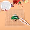 4Pcs High Temperature Resistance Melting Beads Pegboards 2.6mm Hama Beads template  Educational Use