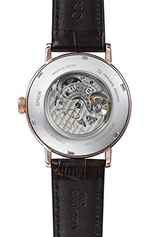 ORIENT STAR Automatic Watch Classic Mechanical Made In Japan Domestic Warranty Open Heart White Silver [ORIENT STAR] Semi-Skeleton 2-Year