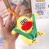 PP Cotton Sausage Mouth Plush Keychain Fluffy Ugly Doll Pendant  Jewelry