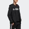 Adidas Neo Linear Zip Hoodie Jacket Men Outerwear Black EI4736