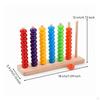 Bead Matching Toy Fine Motor Color Sorting Board Educational Game for Young Children,