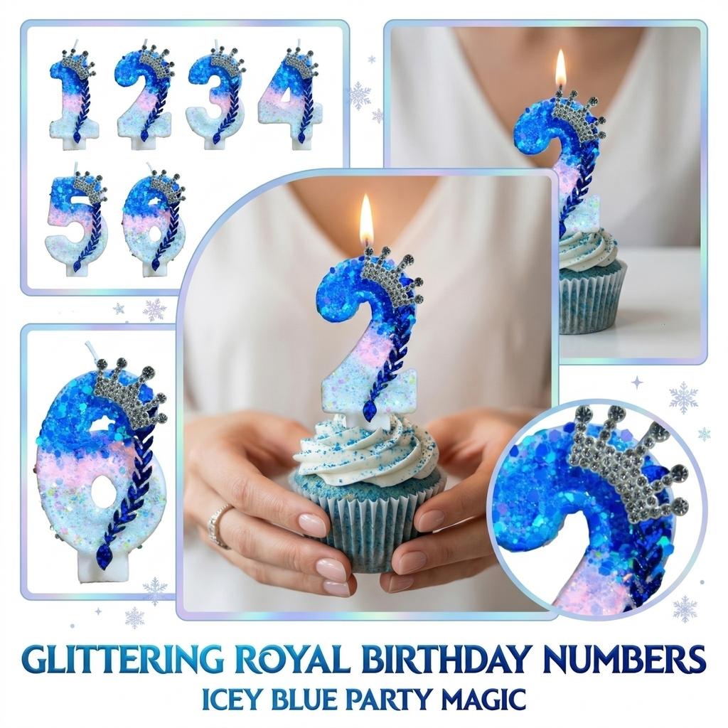 Fashion Cartoon Creative Birthday Candles Party Digital Candles