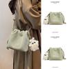 Bucket Bag 2025 New Leather Messenger Women's Bag Versatile High-end Light Luxury Niche Chain Shoulder Bag
