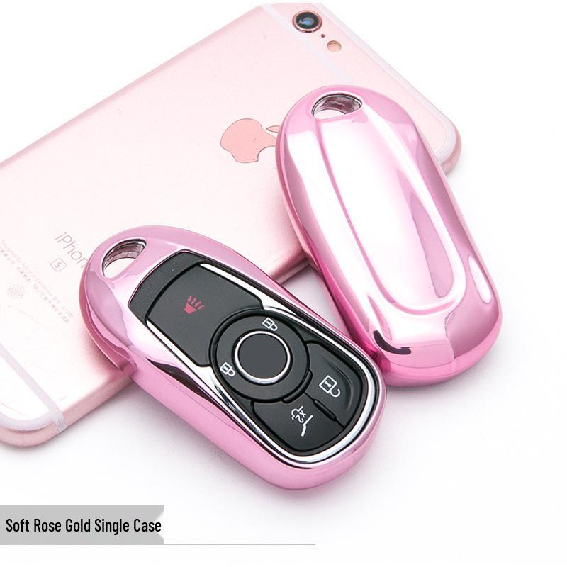 Buick Key Case: Fits LaCrosse, Envision, Verano - TPU Shell Remote Cover with Buckle